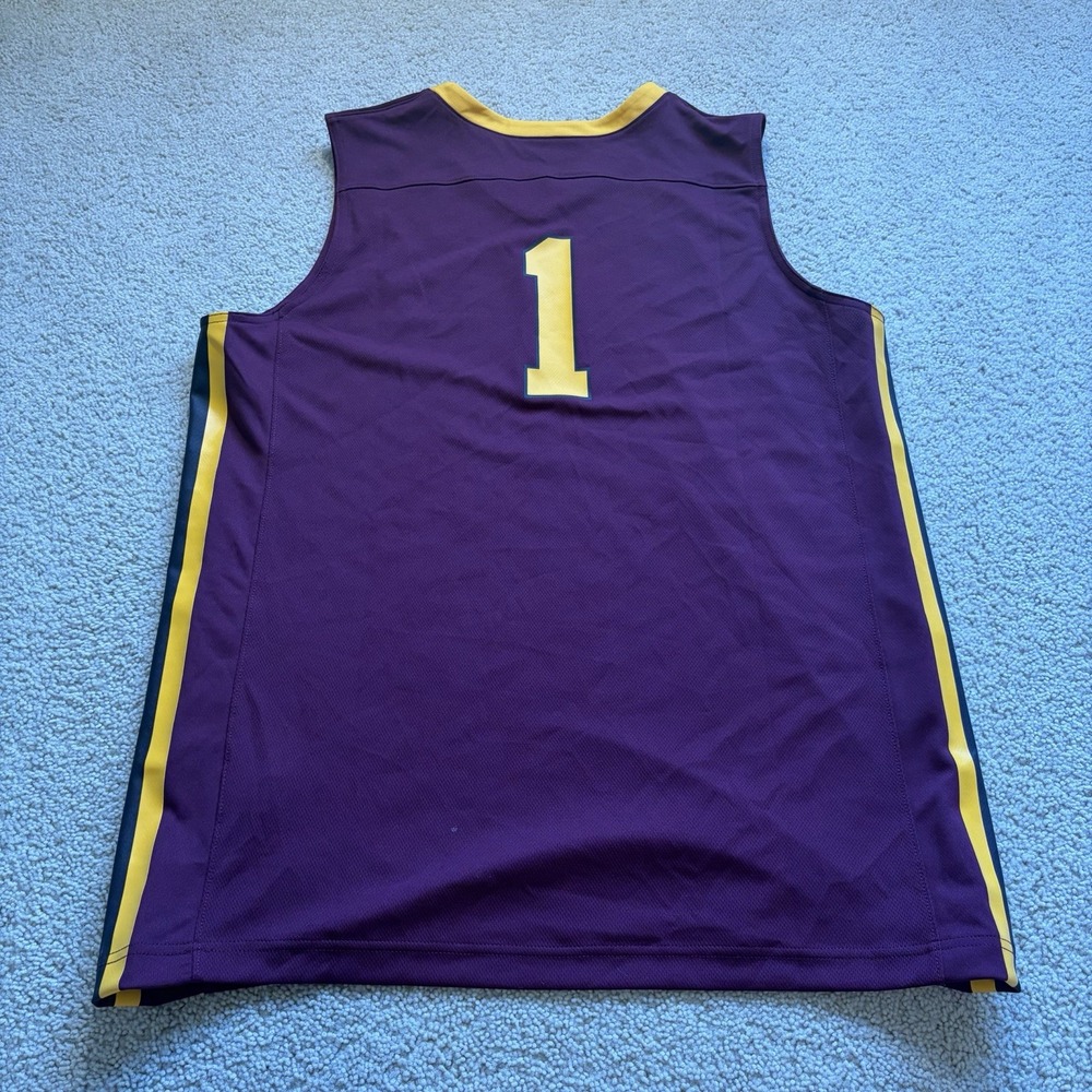 Nike Minnesota Men's Replica Basketball Jersey #1 Size Large Maroon Gophers - Picture 7 of 9